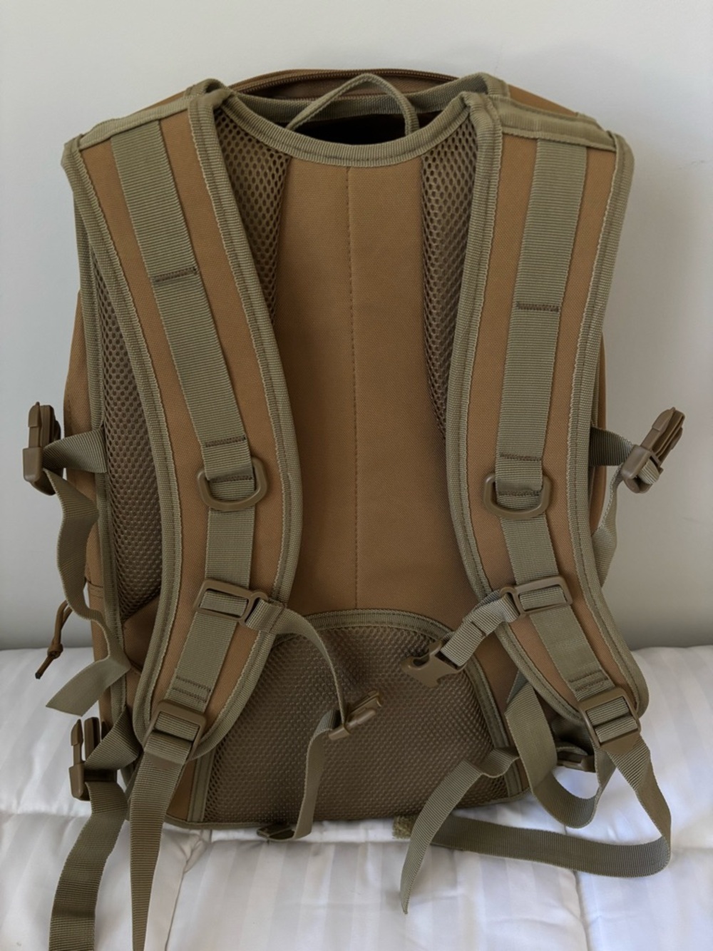 Tactical Military Style Army Brown Backpack New Without Tags - Picture 8 of 10